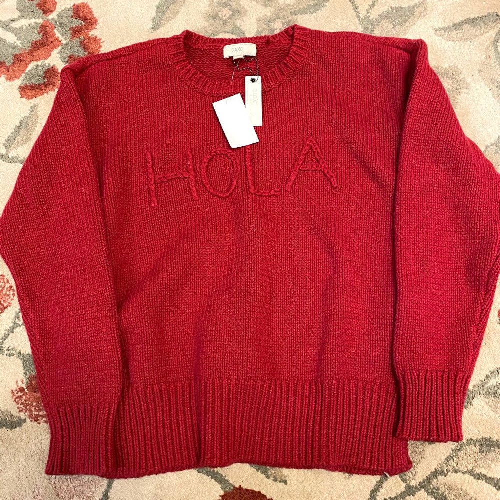 Hola! Red Sweater
